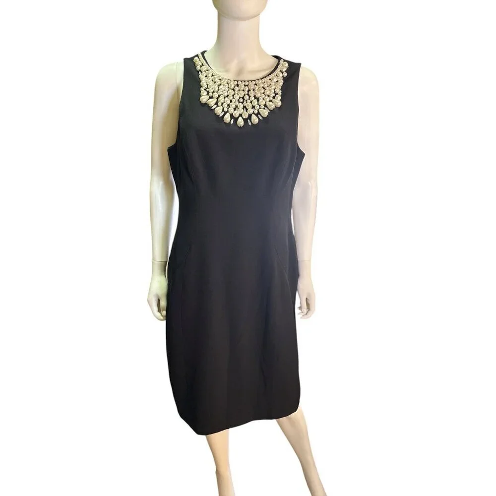 black mini dress with gold studs SABRINA Sequins AKIRA Susie Sleeveless Mini Buy Wedding Party Dress online in USA Maribel Black Dresser Color:BEIGE/BLACK